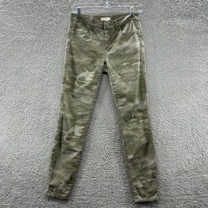 LOFT Pants Women's 0 Green Camouflaged Marisa Fit Casual Pants Size 0
